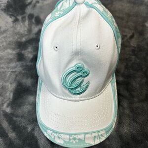 Corpus Christi Hooks New Era White and Mint Baseball Cap with Embroidered Patch